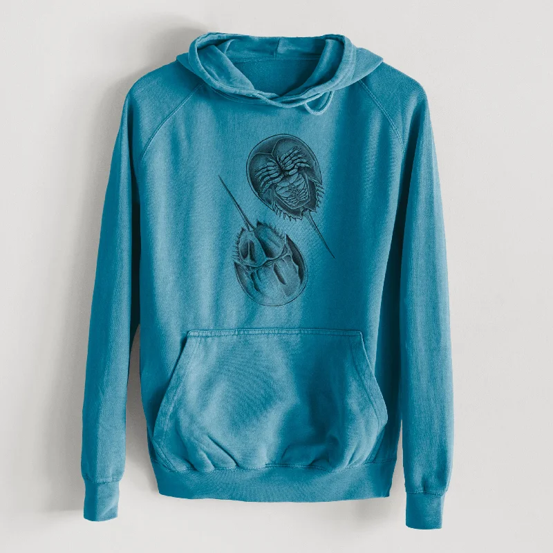 Atlantic Horseshoe Crab - Limulus polyphemus  - Mid-Weight Unisex Vintage 100% Cotton Hoodie