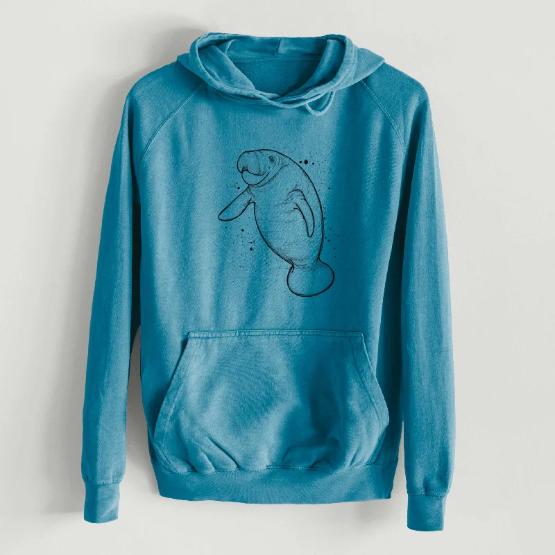 Manatee  - Mid-Weight Unisex Vintage 100% Cotton Hoodie