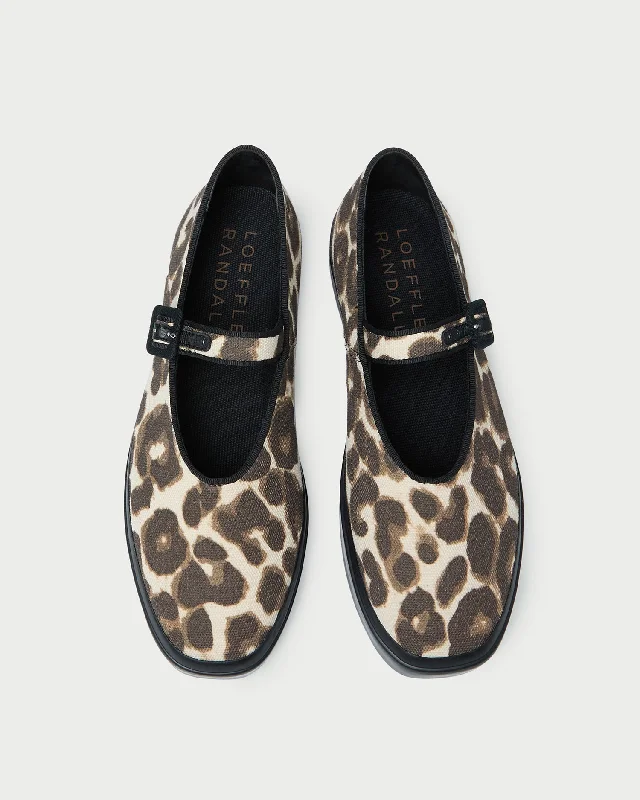 Cooper Leopard Mary Jane Sneaker