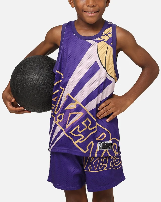 NBA Kids' Los Angeles Lakers Hedley Mesh Tank Purple