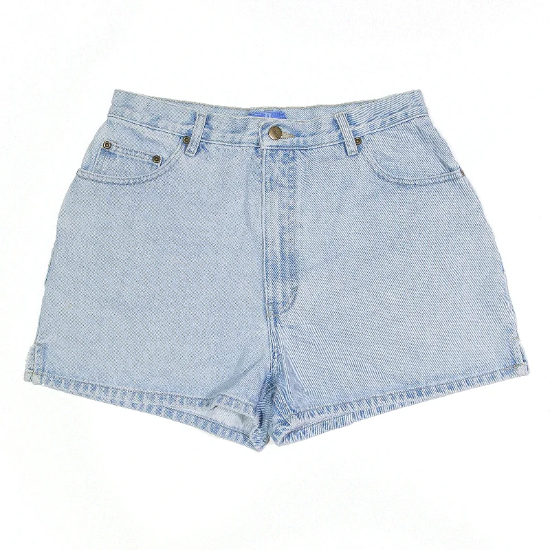 Shorts Blue Regular Denim Womens S W30