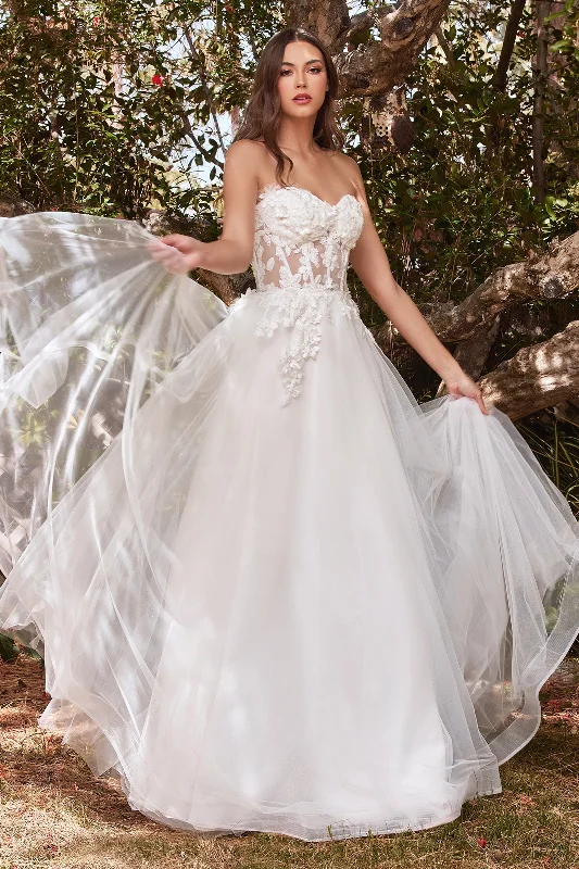 Enchanting Cinderella Divine Wedding Dress: Ethereal Lace and Tulle Fantasy