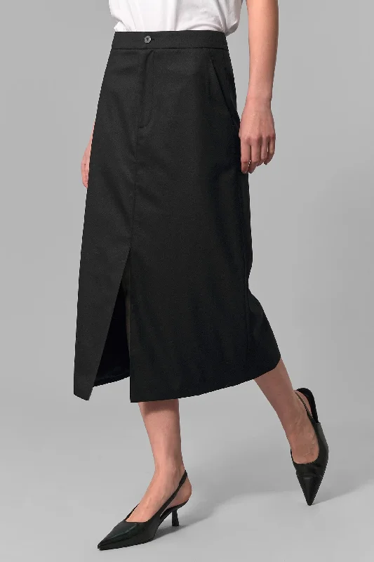 Harper Wool Pencil Skirt