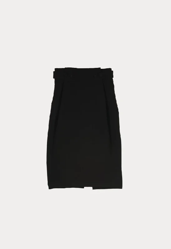 Solid Pencil Skirt