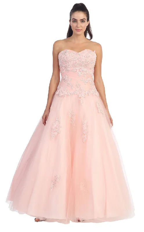 Dancing Queen Bridal - 8973 Charming Sweetheart Ball Gown