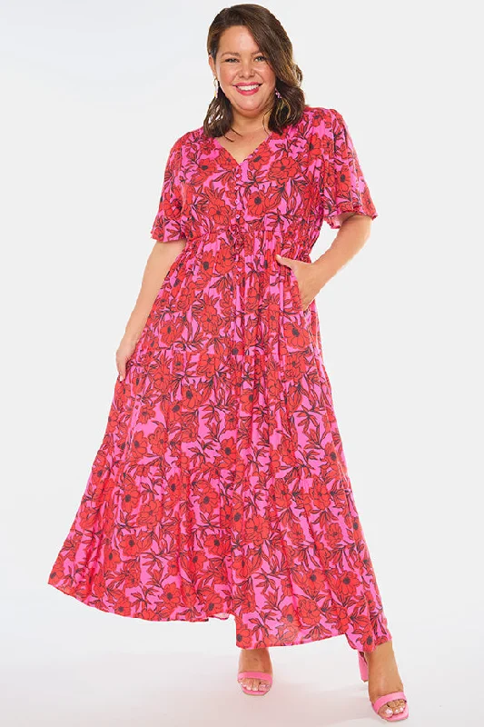 Alexia Pink Scarlet Dress