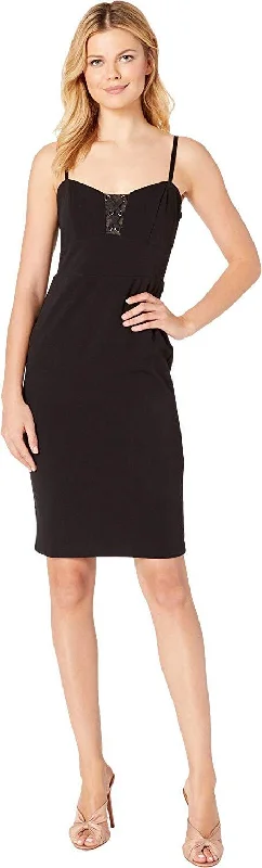 New Yorker's Apparel - Accented Sweetheart Fitted Dress 70478SC