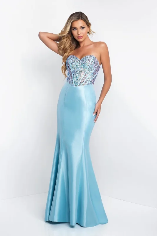 Blush - Mikado Strapless Mermaid Gown c1010SC