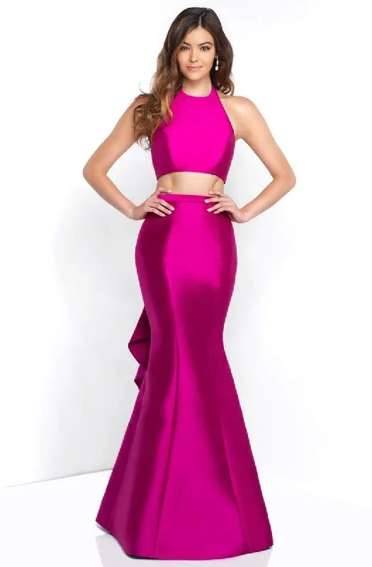 Blush - Two-Piece Halter Mermaid Evening Dress C1078SC