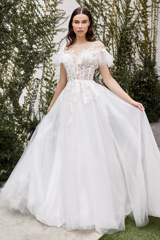 Cinderella Divine A1070W: Embroidered Elegance for Your Grandest Occasions