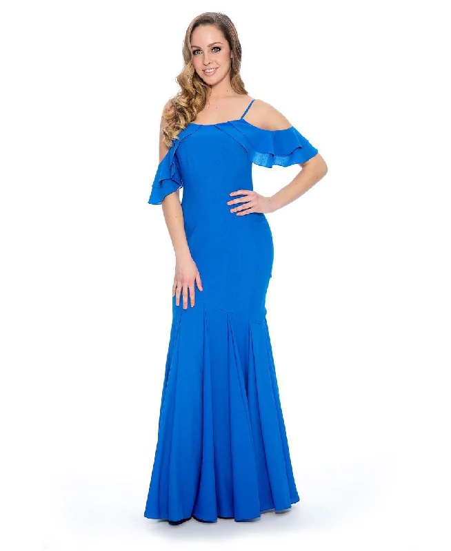 Decode 1.8 - Cold Shoulder Fitted Mermaid Gown 184081SC