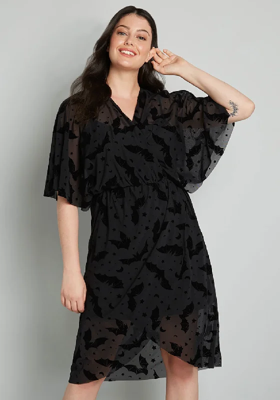 Dramatic Depths Velvet Dress