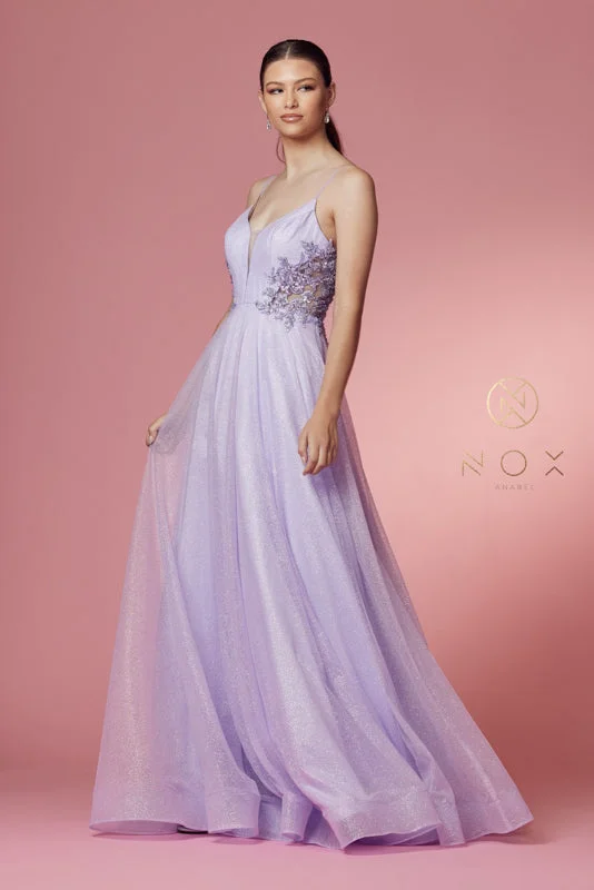 Enchanting Ethereal Gown: Nox Anabel's Shimmering Masterpiece (T1033)