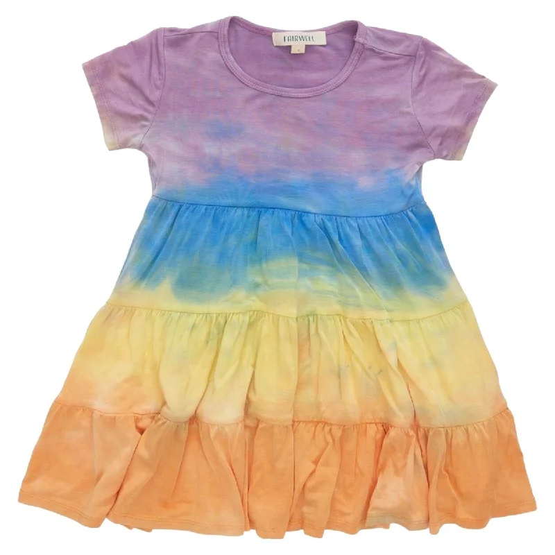 SUNSET TIE DYE DRESS