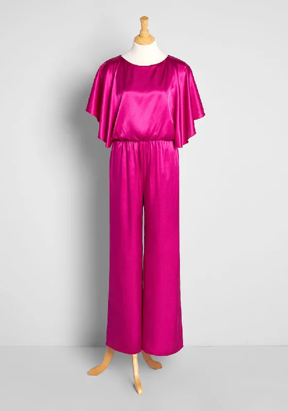 Flashy Fuchsia Flashback Jumpsuit