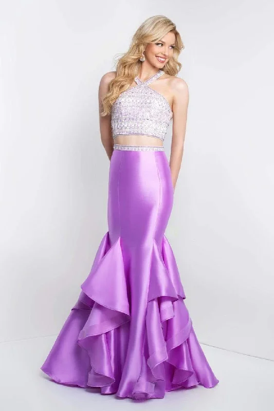 Intrigue - Halter Mermaid Mikado Evening Gown 417SC