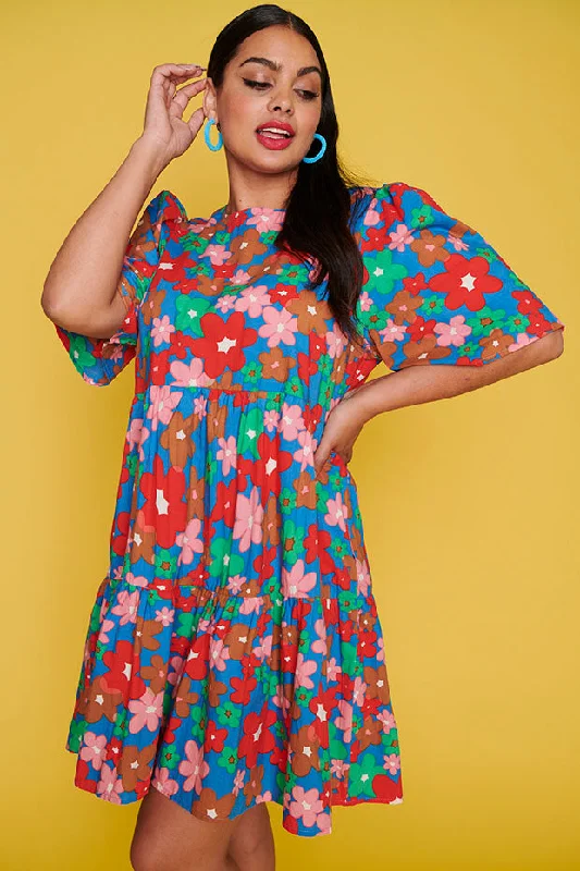 Isadora Retro Fields Dress