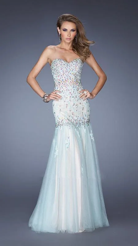 La Femme Gigi - Embellished Sweetheart Trumpet Evening Gown 20220