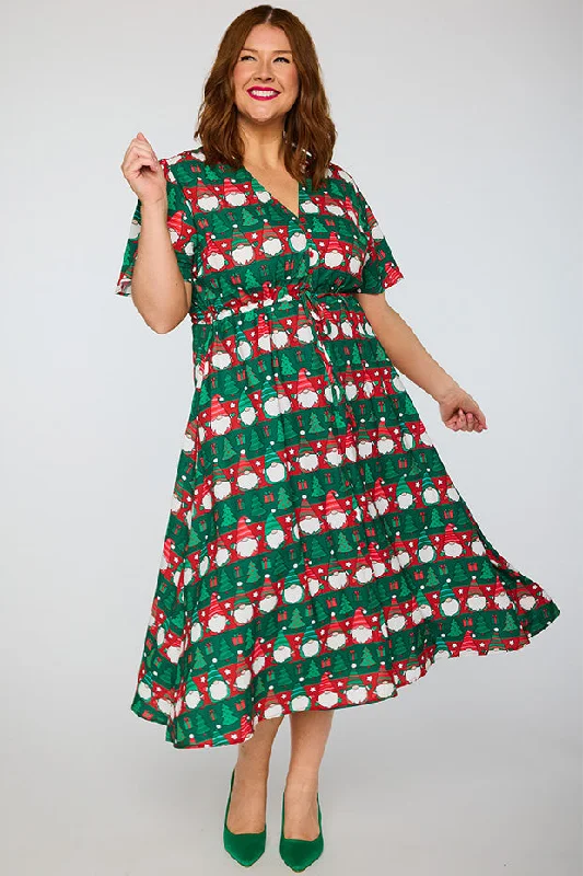 Marley Christmas Gnomes Dress