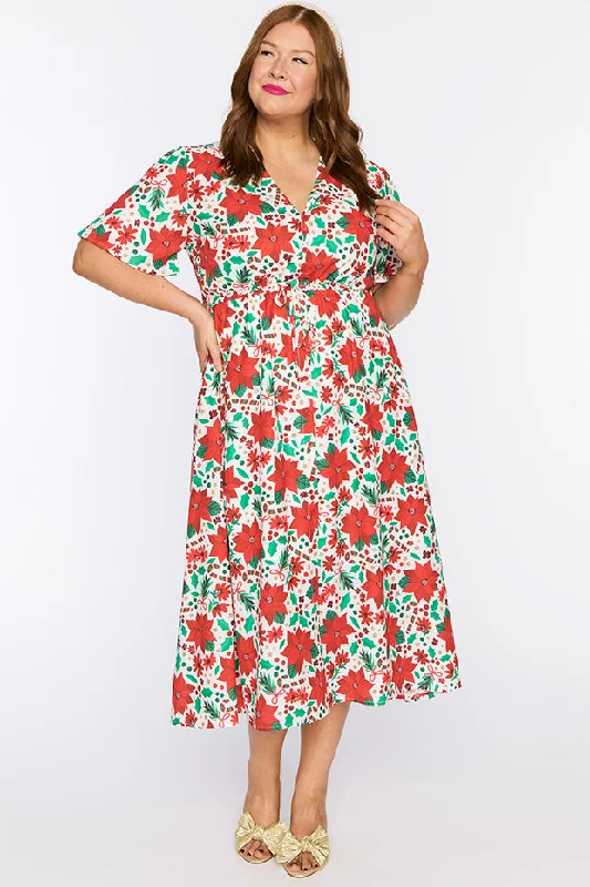 Marley Flowers Of Christmas Dress