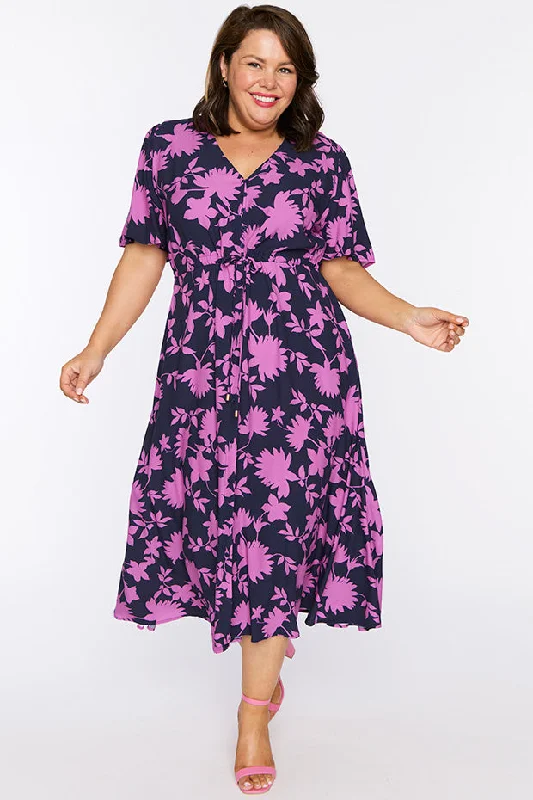 Michelle Contrast Ivy Dress