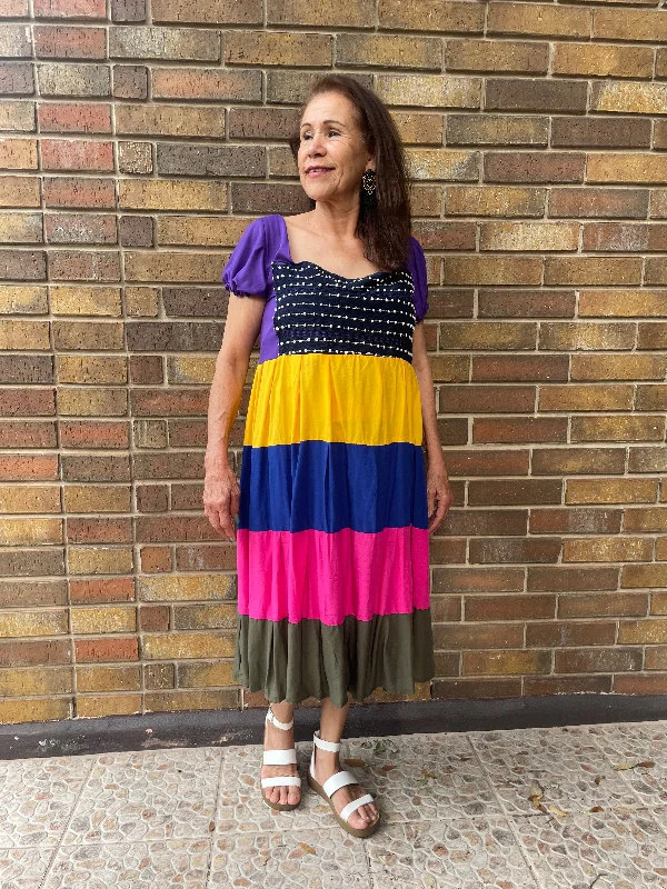 Multicolor Chiapas  dress