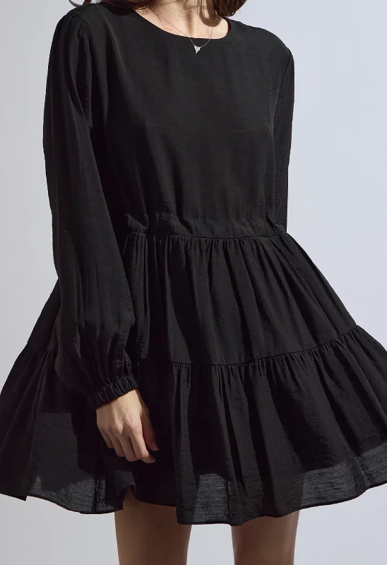 Charcoal Flow Dress