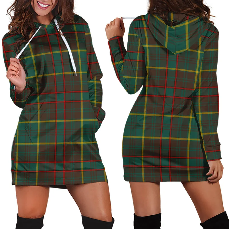 Ontario Province Canada Tartan Hoodie Dress