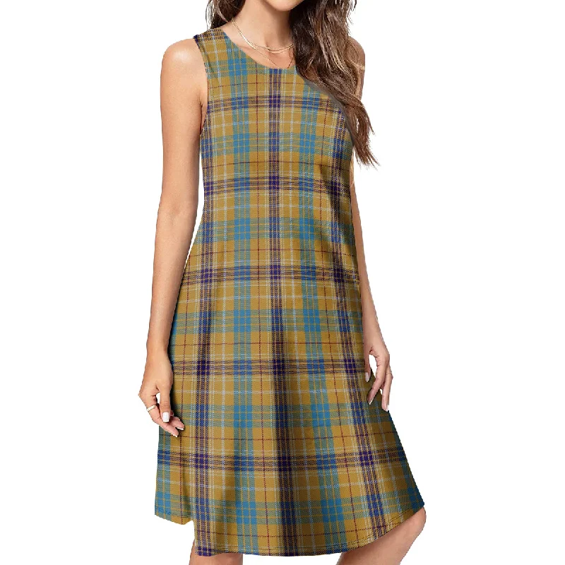 Ottawa Canada Tartan Womens Casual Dresses