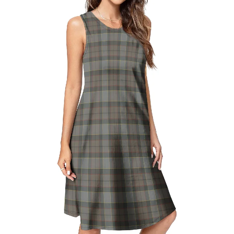 Outlander Tartan Womens Casual Dresses