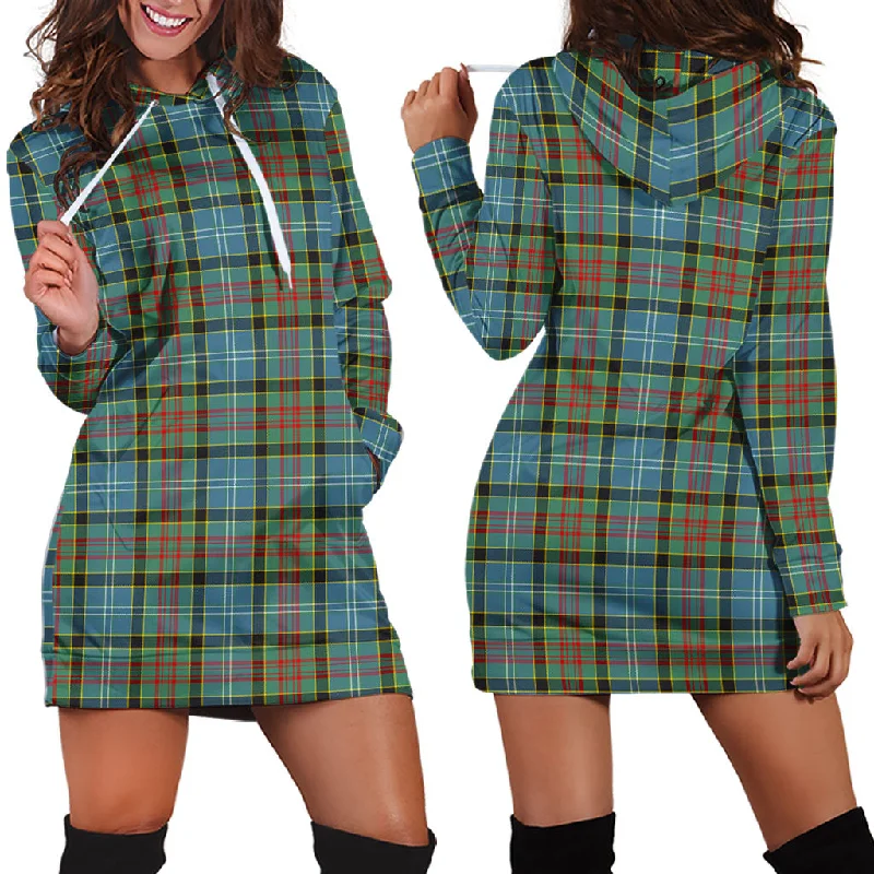 Paisley Tartan Hoodie Dress