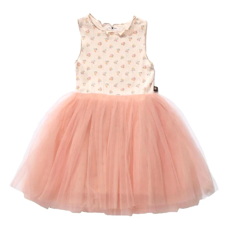 VINTAGE FLOWERS TUTU DRESS