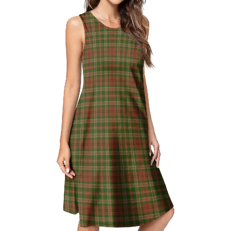 Pierce Tartan Womens Casual Dresses