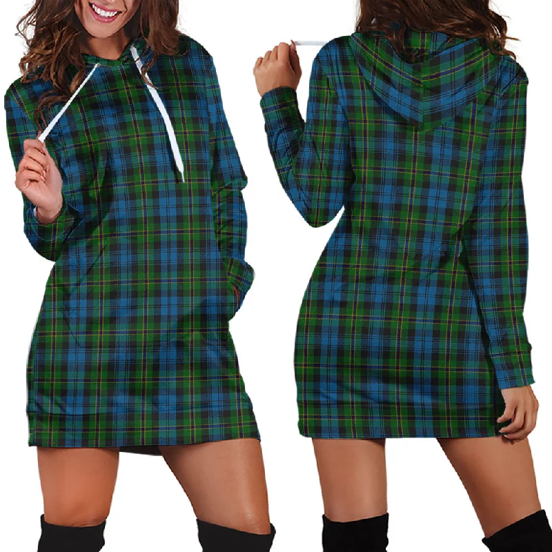 Polaris Tartan Hoodie Dress