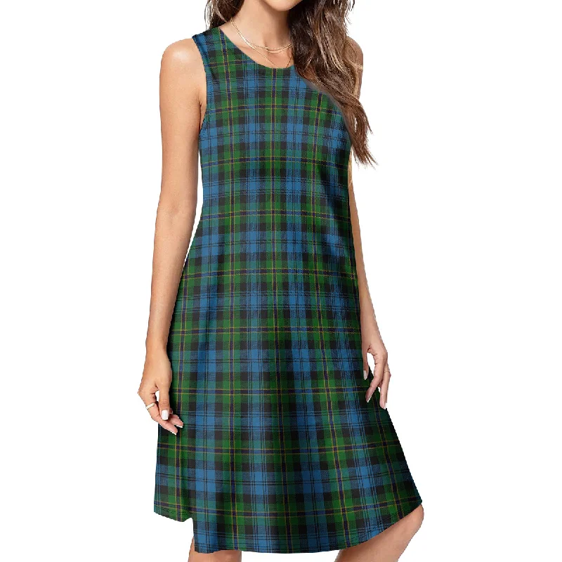 Polaris Tartan Womens Casual Dresses