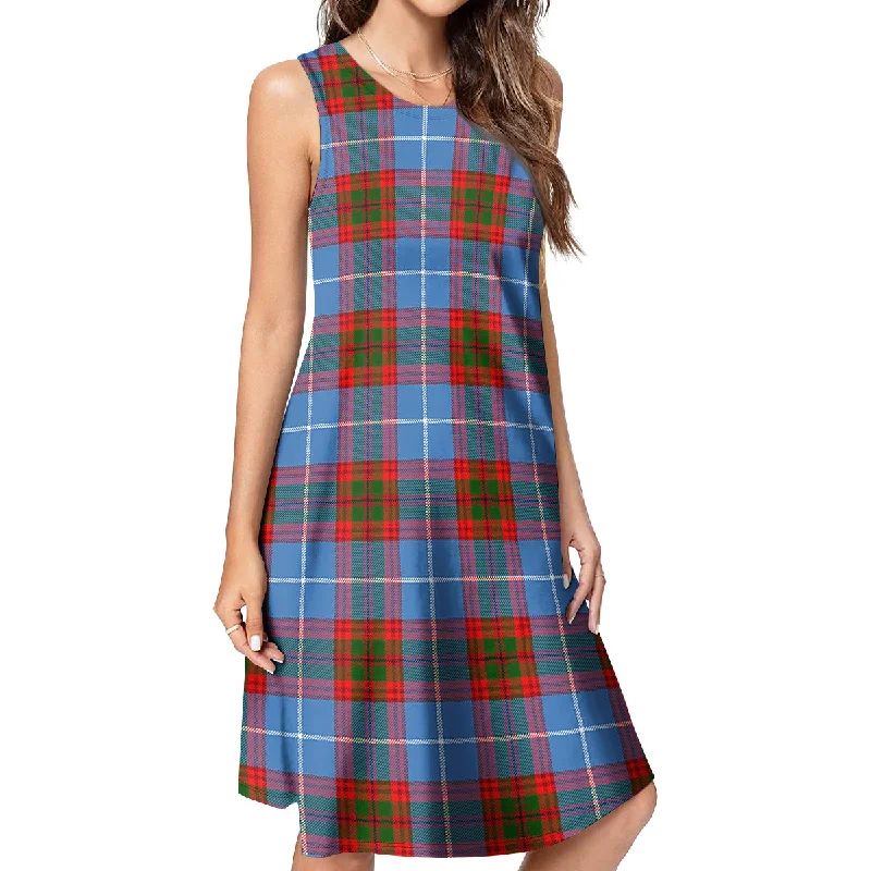 Preston Tartan Womens Casual Dresses