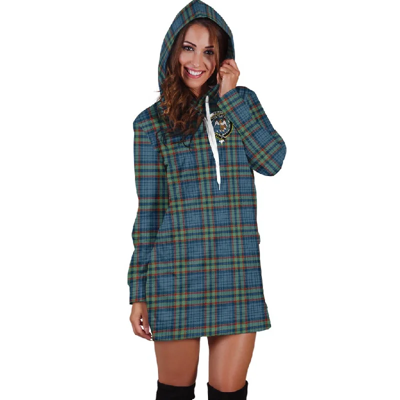 Ralston UK Tartan Hoodie Dress with Family Crest