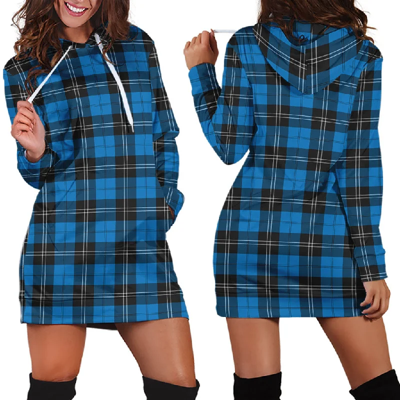 Ramsay Blue Ancient Tartan Hoodie Dress