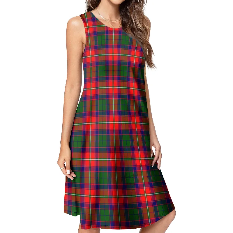 Riddell Tartan Womens Casual Dresses