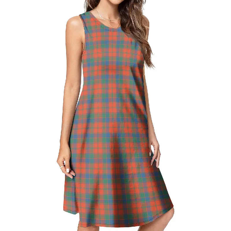 Robertson Ancient Tartan Womens Casual Dresses