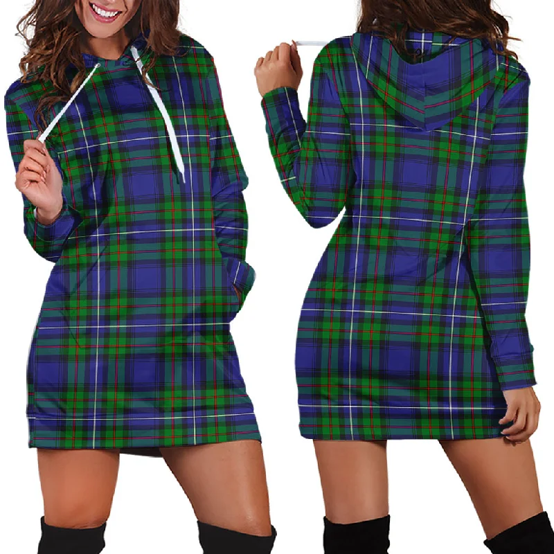 Robertson Hunting Modern Tartan Hoodie Dress