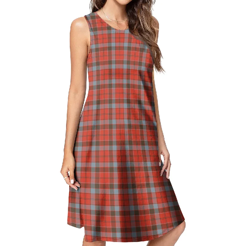 Robertson Weathered Tartan Womens Casual Dresses