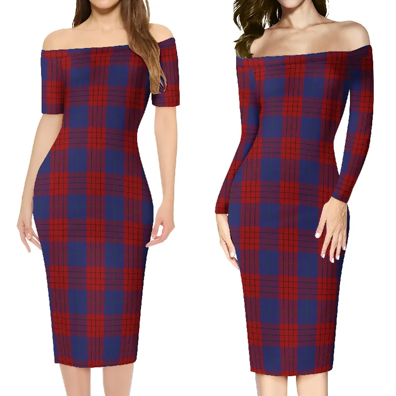 Robinson Tartan Off Shoulder Lady Dress