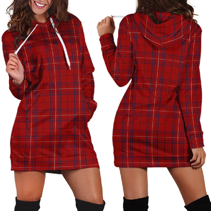 Rose of Kilravock Tartan Hoodie Dress