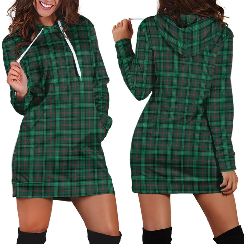 Ross Hunting Modern Tartan Hoodie Dress