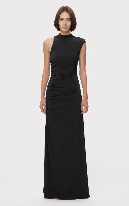 RUCHED JERSEY GOWN