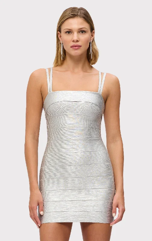 THE METALLIC SADIE DRESS