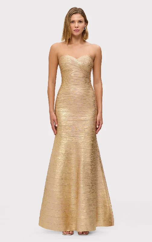 THE METALLIC SARA GOWN