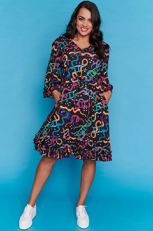 Winnie Snakes & Ladders Dress