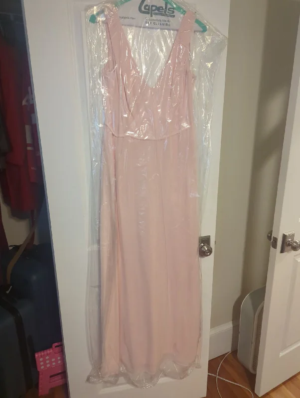 David's Bridal V neck chiffon tank Tank Dress Fun